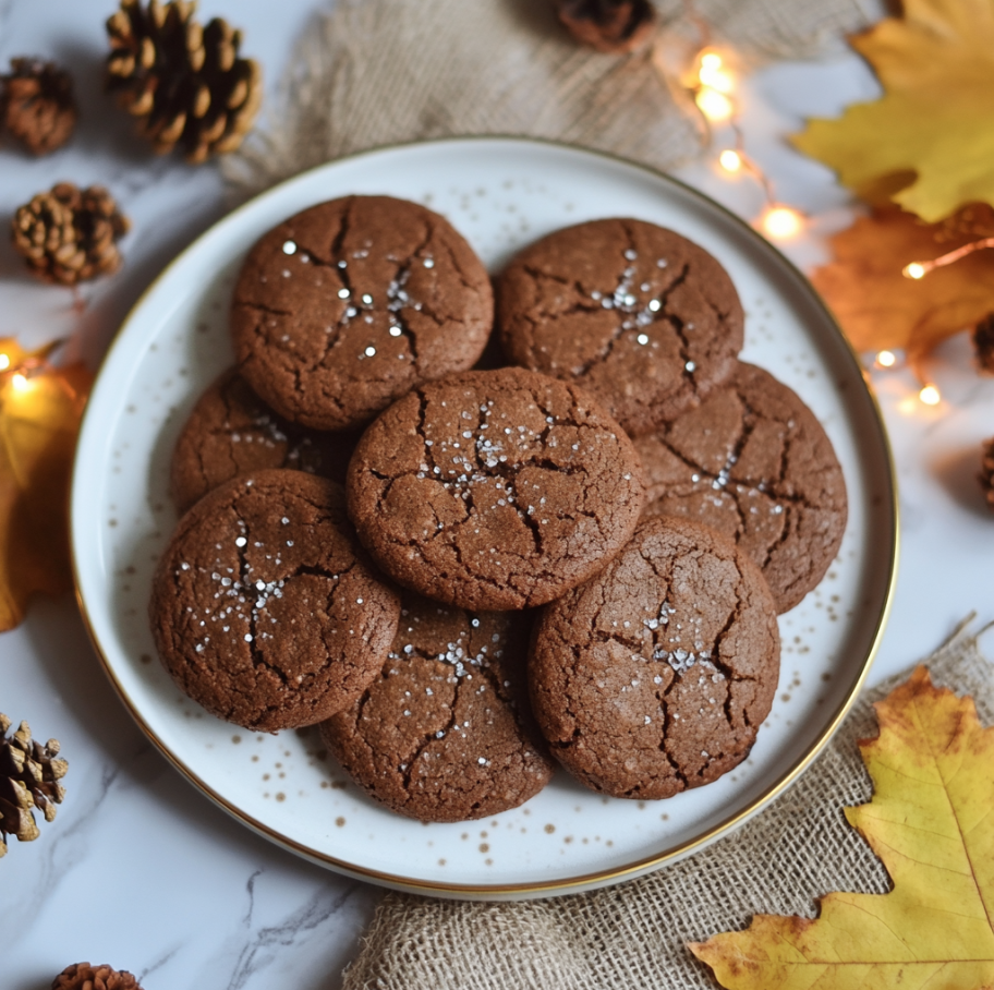 chocolate gingerbread cookies