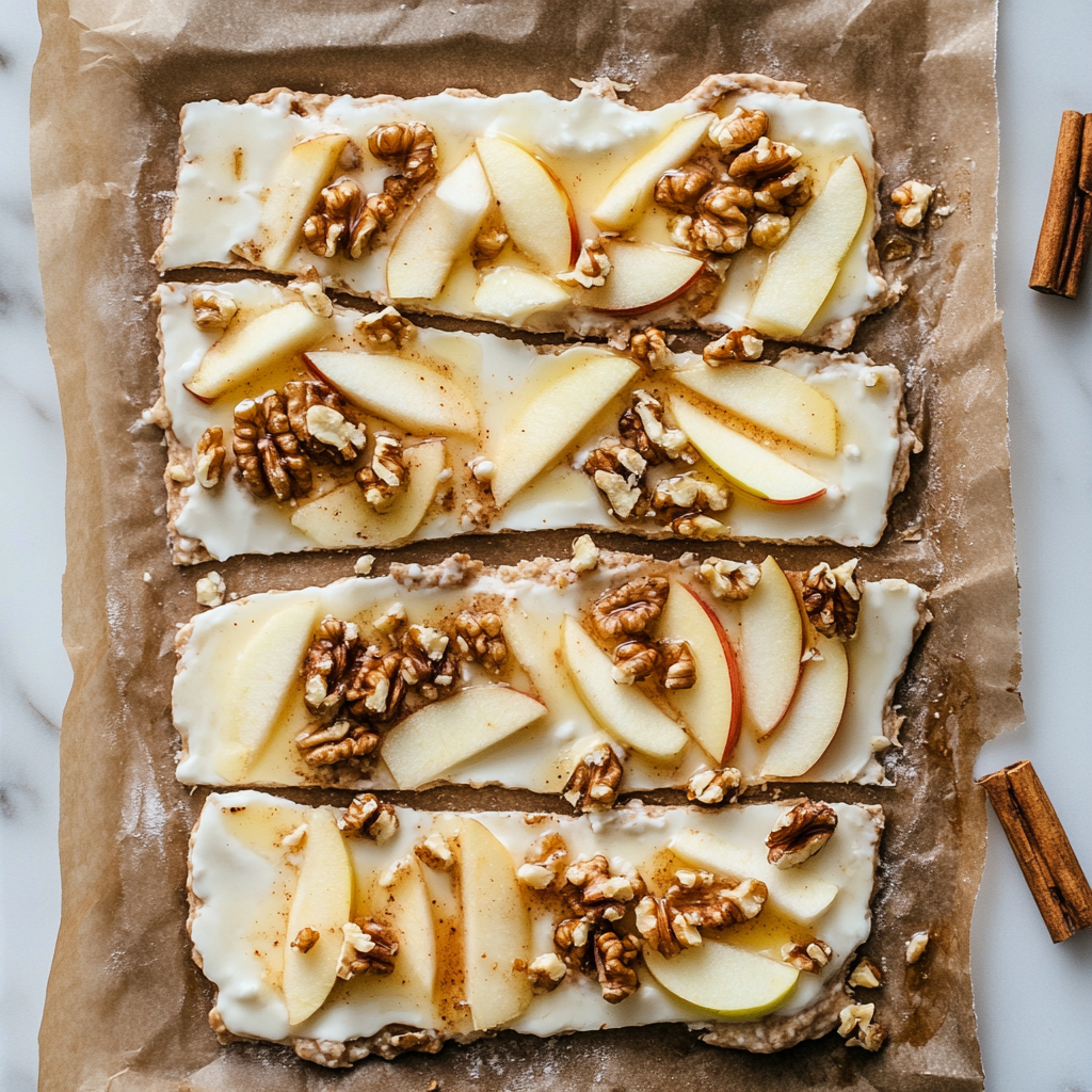 cinnamon apple cottage cheese bark