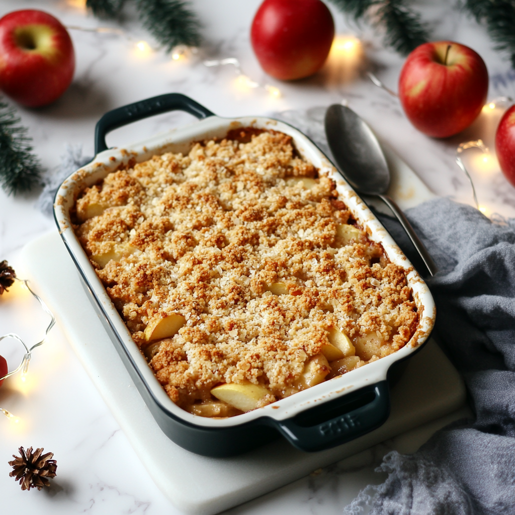 classic apple crumble
