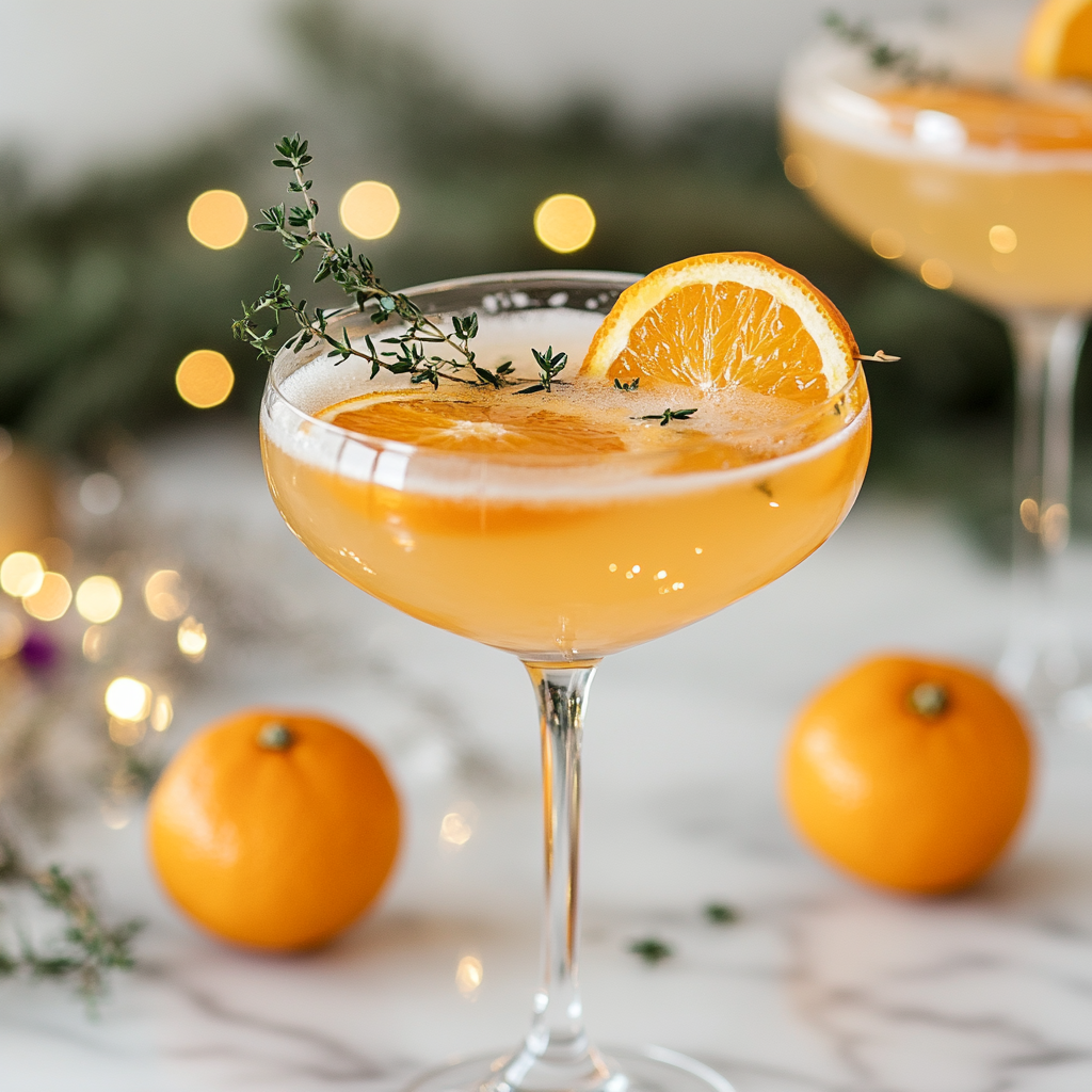 clementine champagne spritz