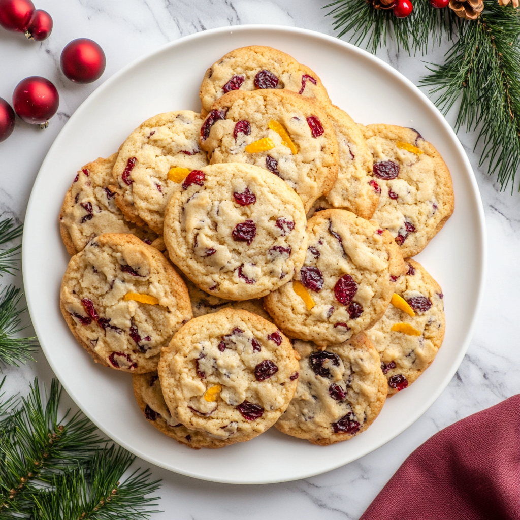 cranberry orange cookies
