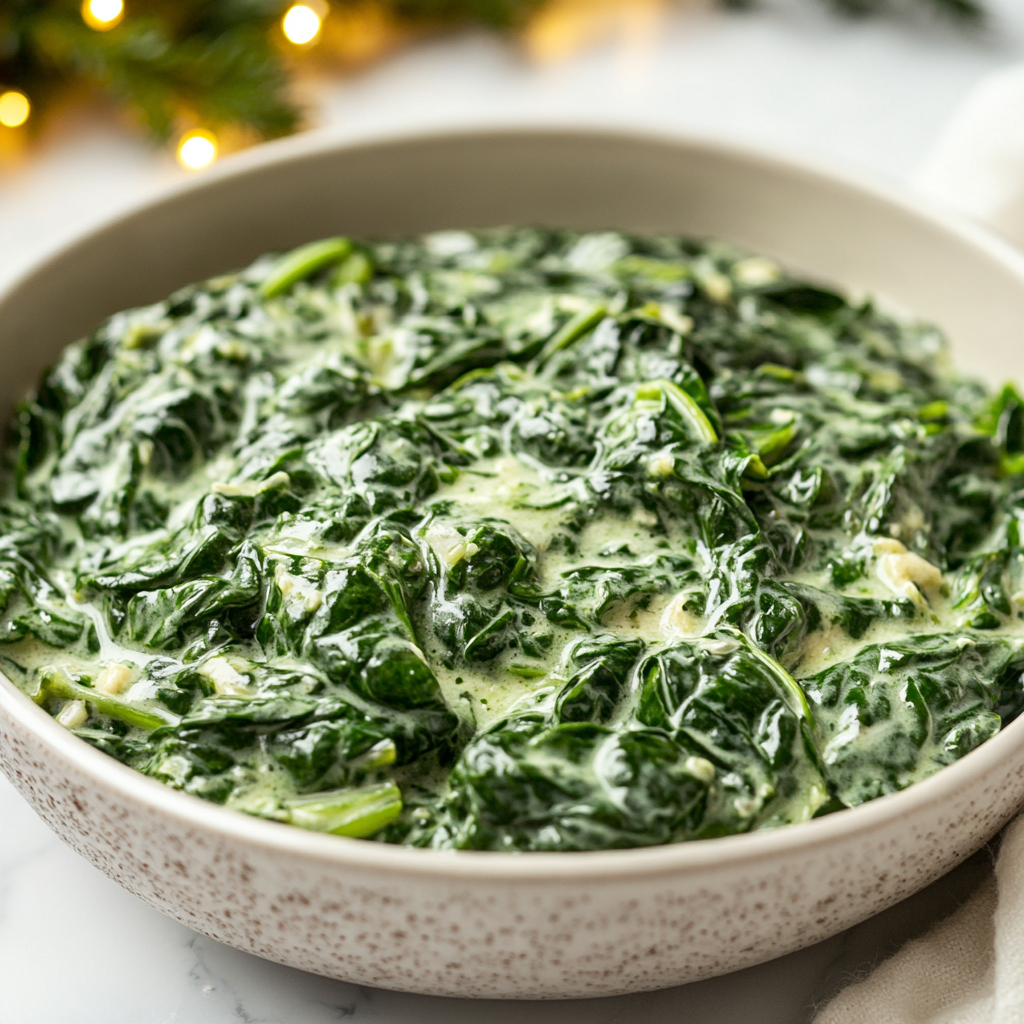 creamed spinach for thanksgiving