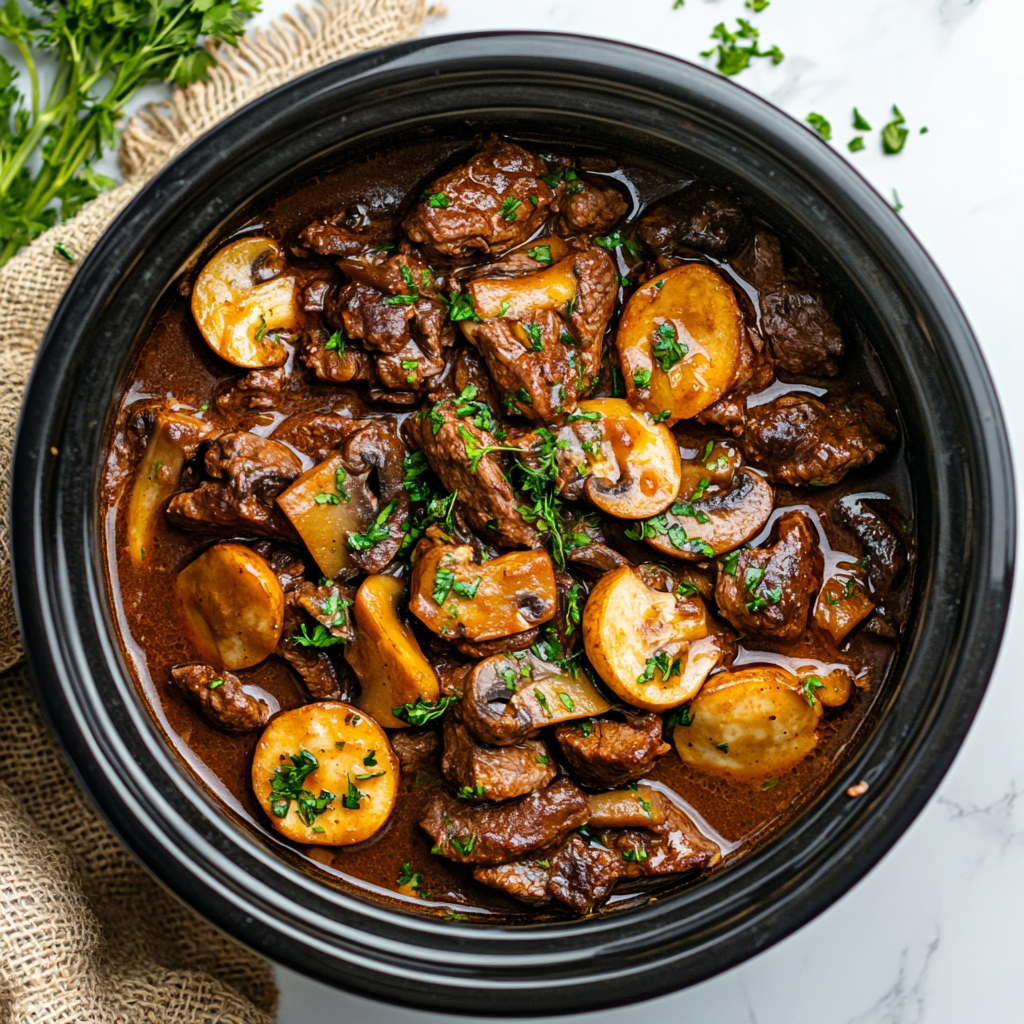 crockpot beef bourguignon