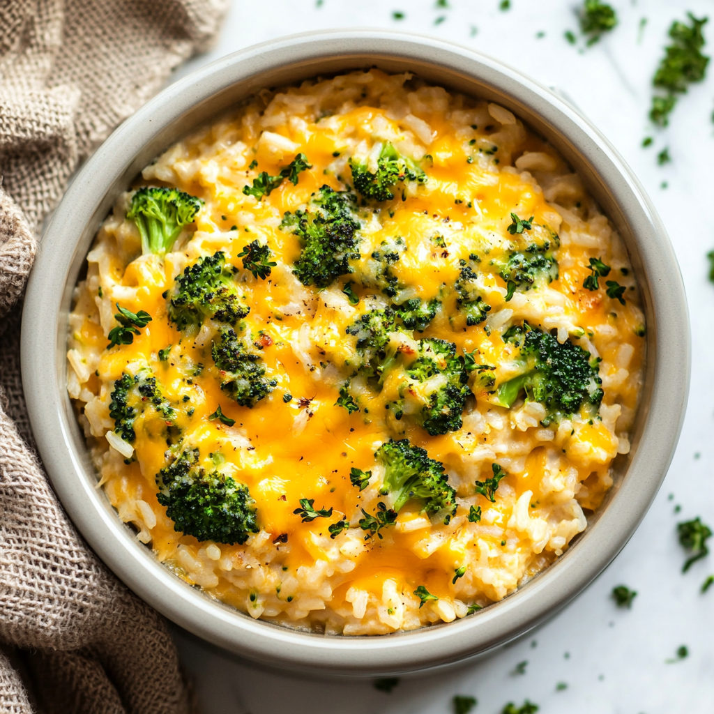 crockpot brocolli and rice casserole