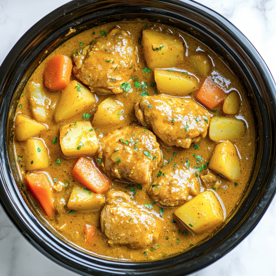 crockpot chinese chicken curry