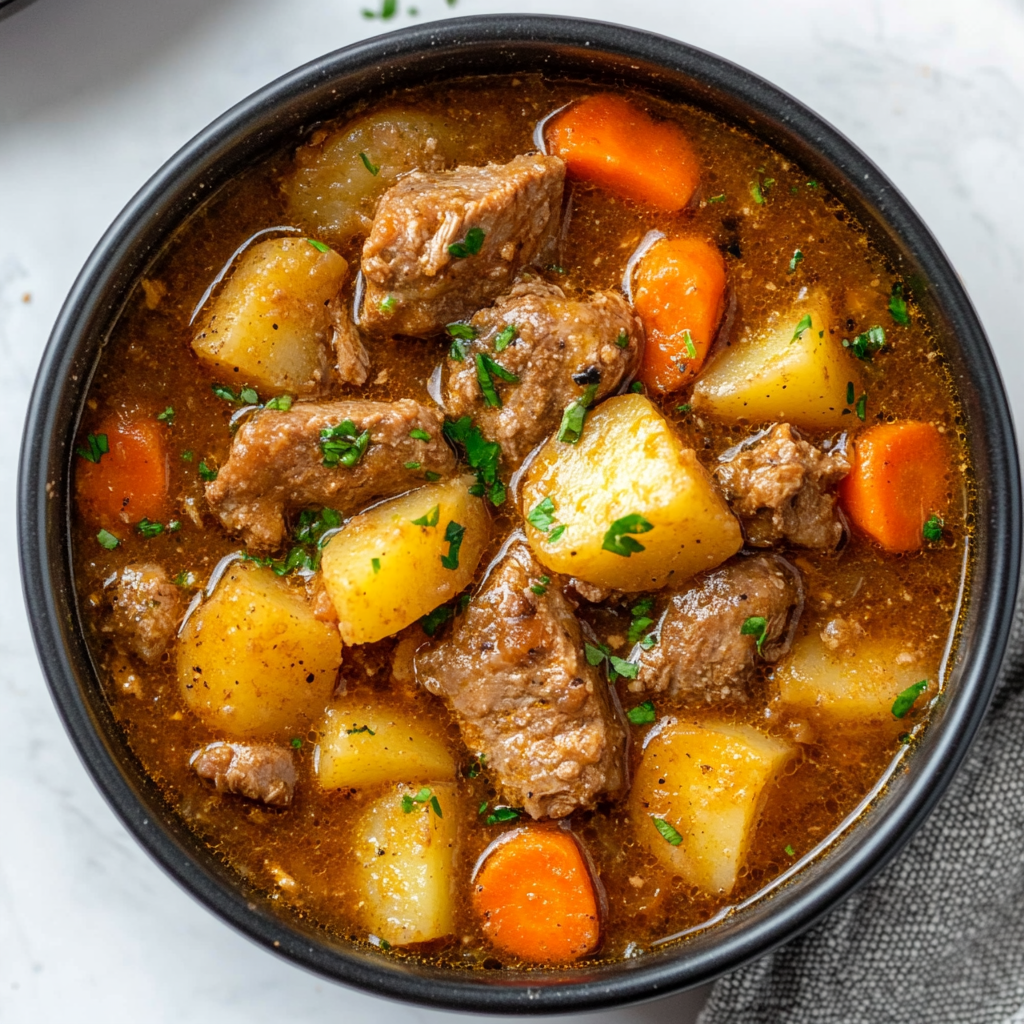 crockpot lamb stew