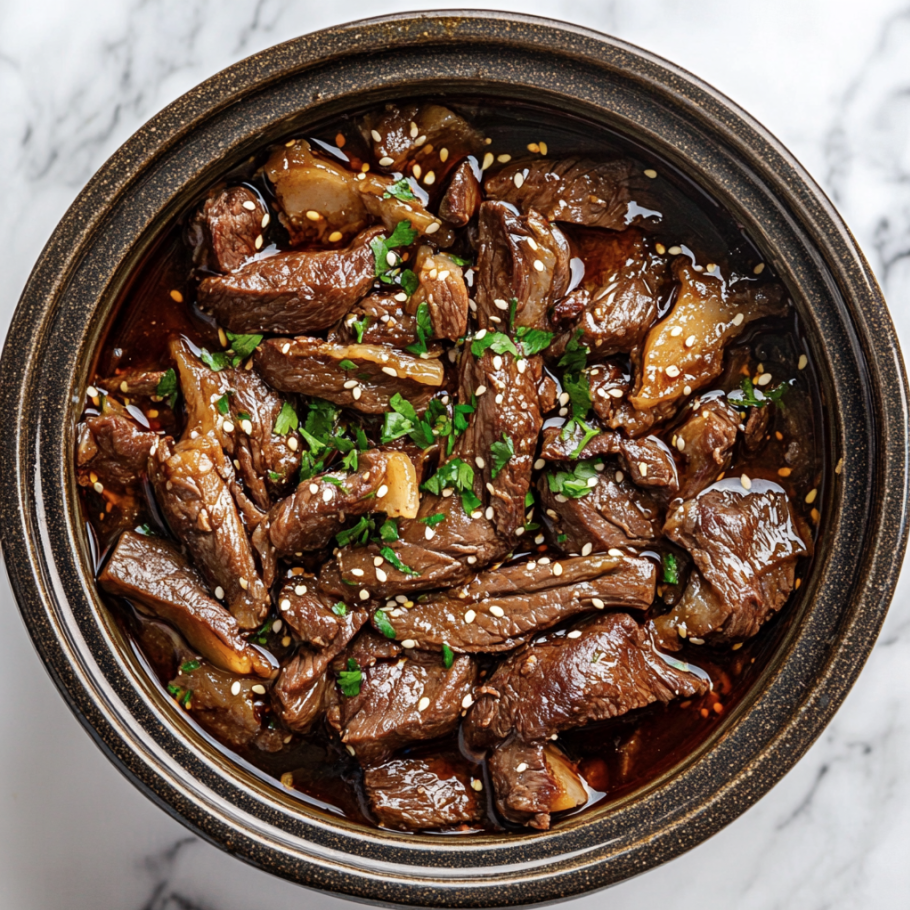 crockpot mongolian beef