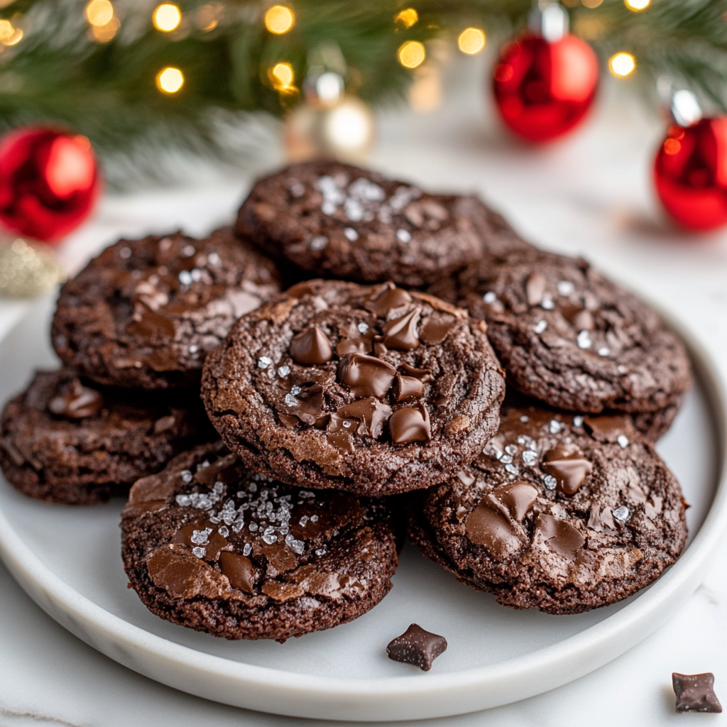 fudgy chocolate brownie cookies
