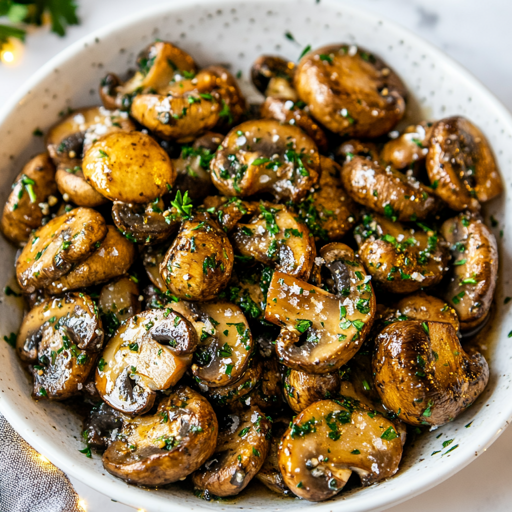 garlic butter mushrooms