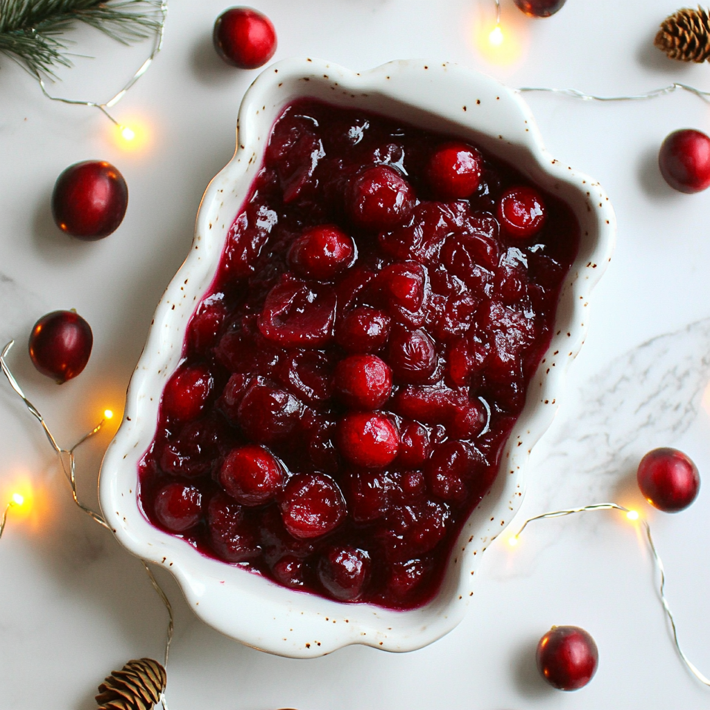 homemade cranberry sauce