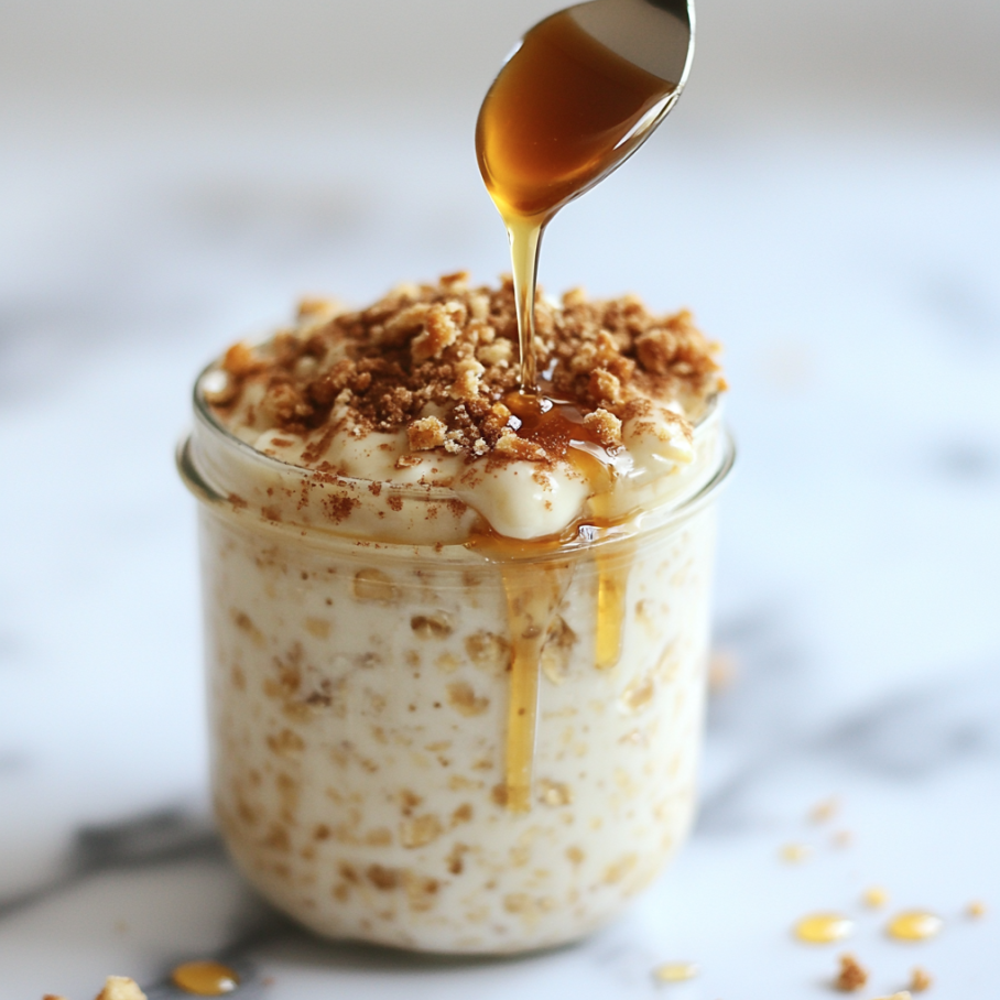 maple brown sugar overnight oats