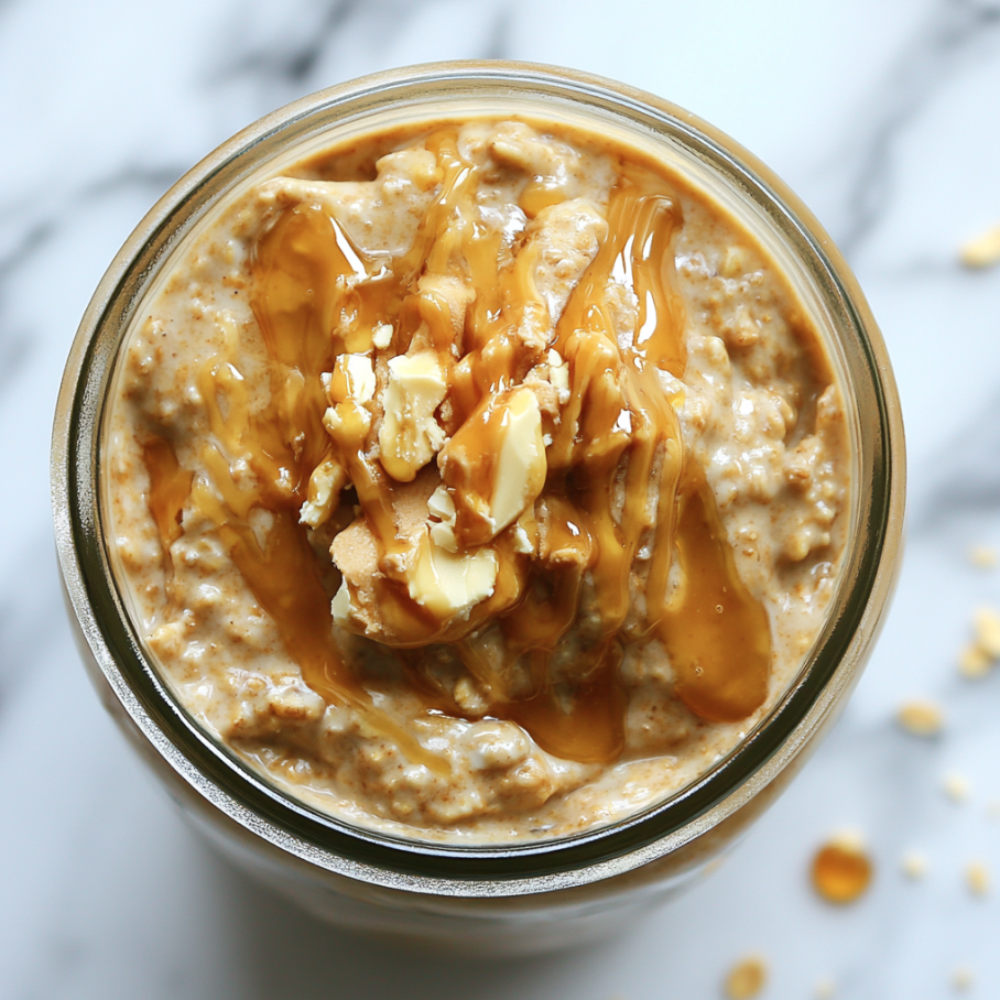 peanut butter overnight oats