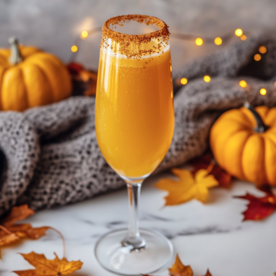 pumpkin pie mimosa