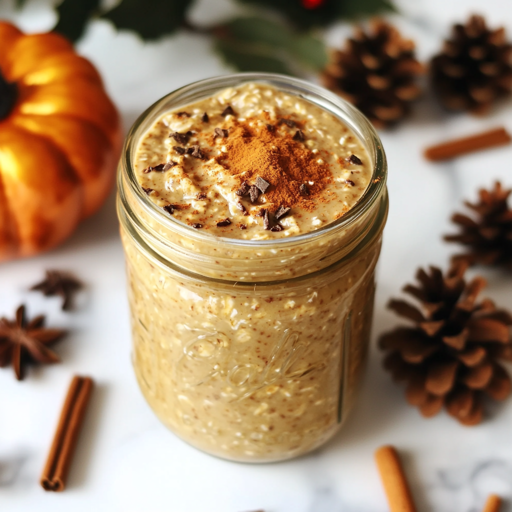 pumpkin pie overnight oats