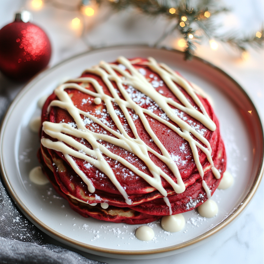 red velvet pancakes