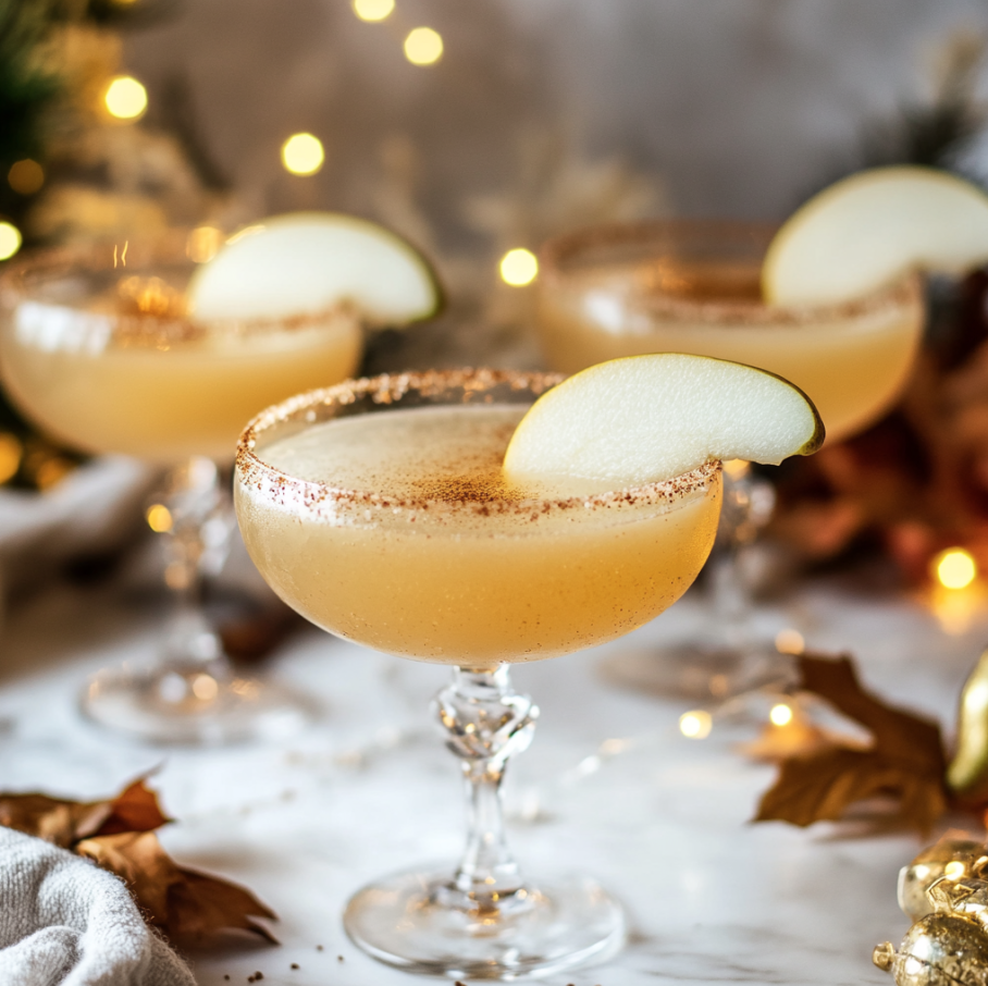 spiced pear bellini