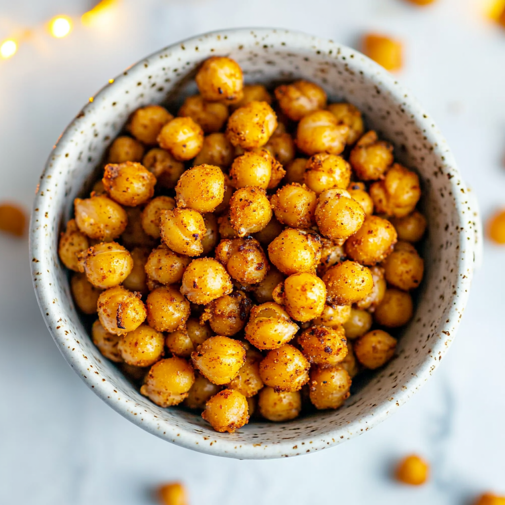 spicy roasted chickpeas