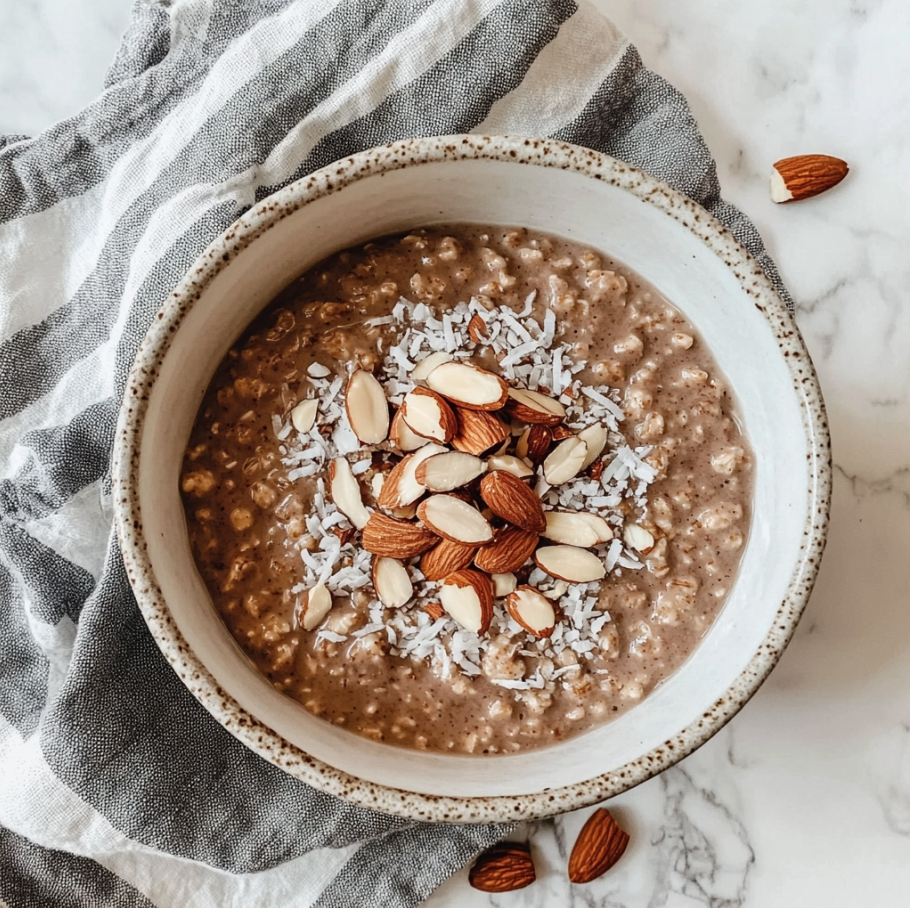 almond joy oatmeal