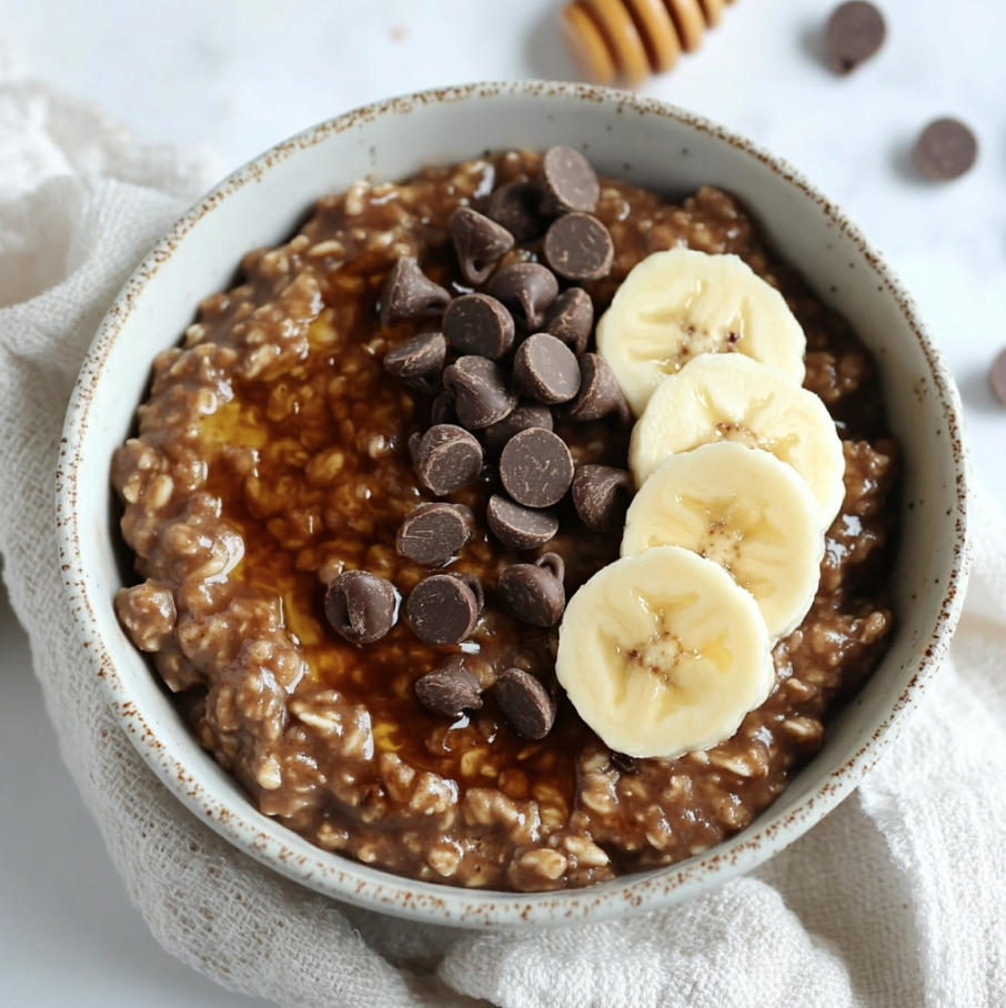 banana chocolate oatmeal