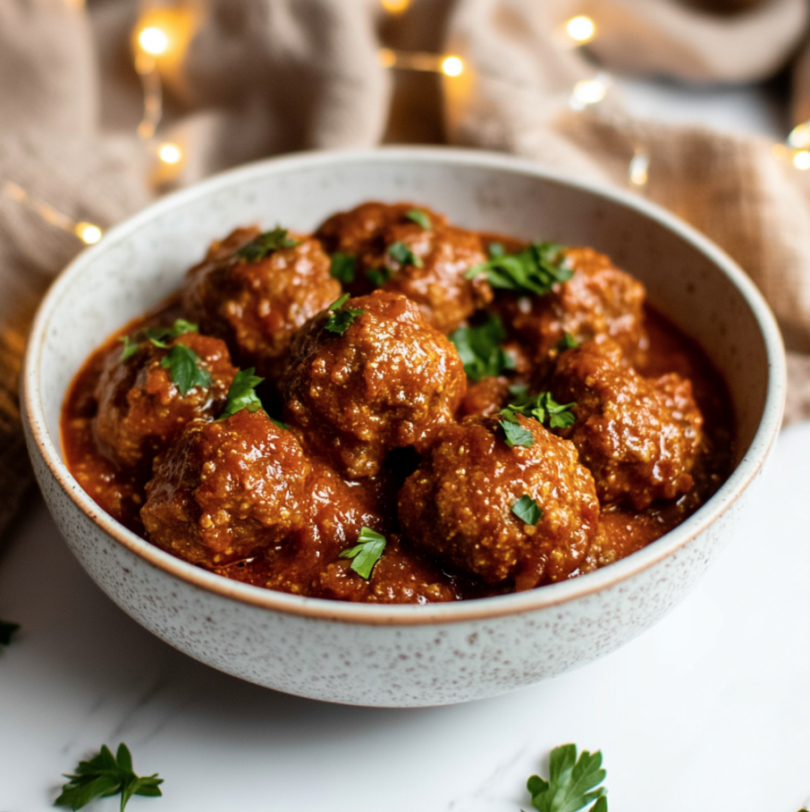 crockpot lamb meatballs