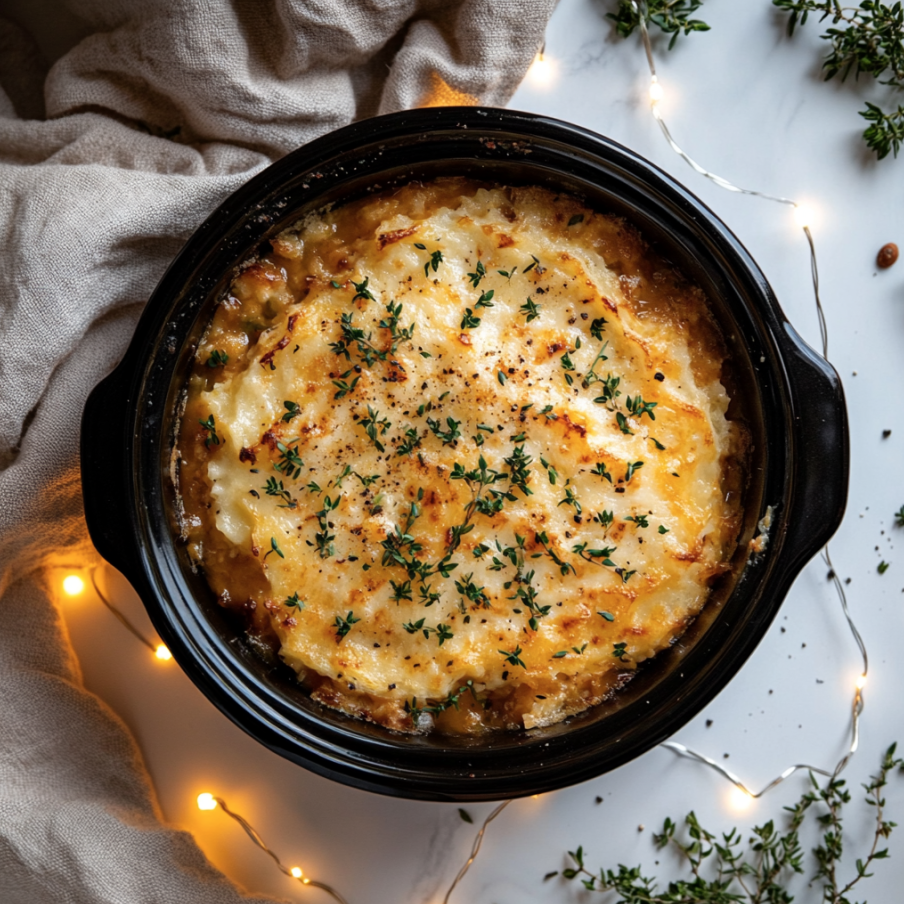 crockpot shepherds pie