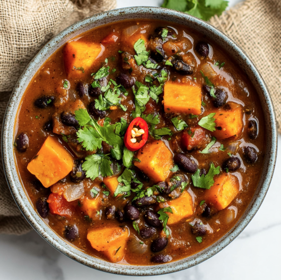 crockpot sweet potato chili