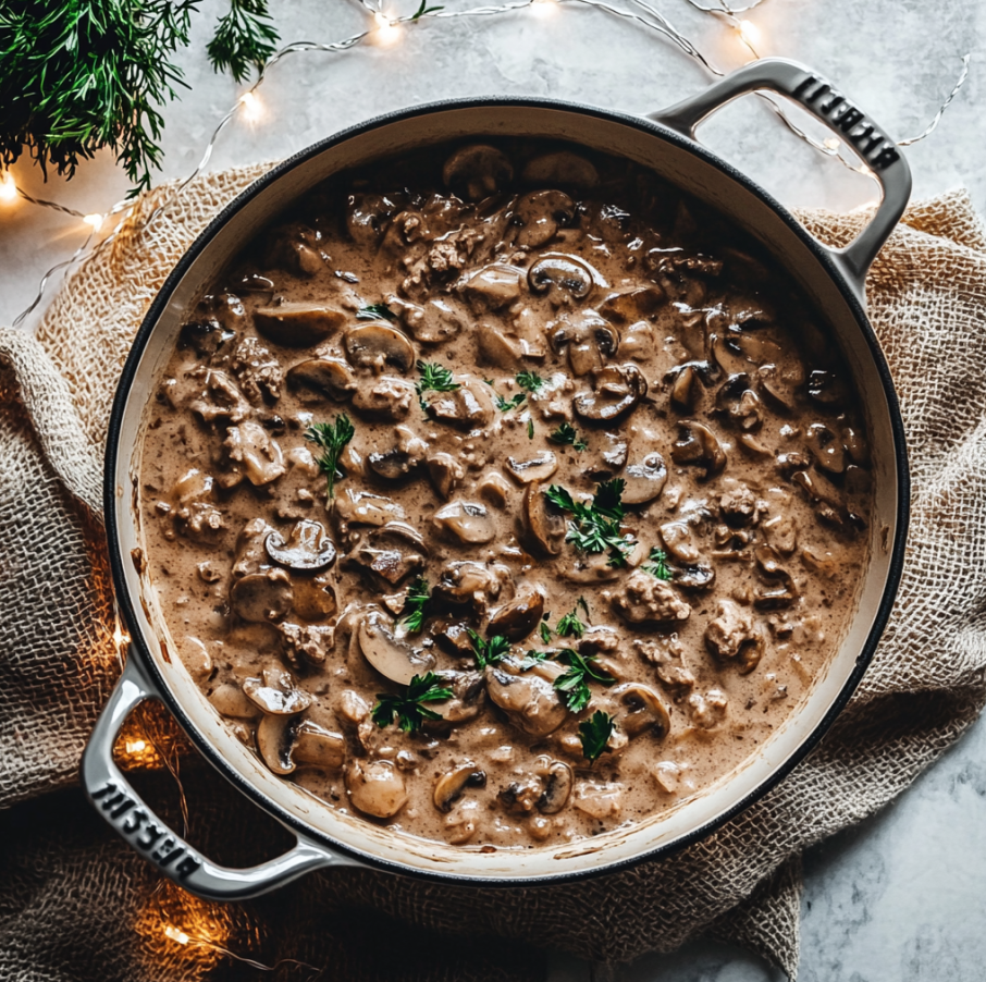 ground beef stroganoff