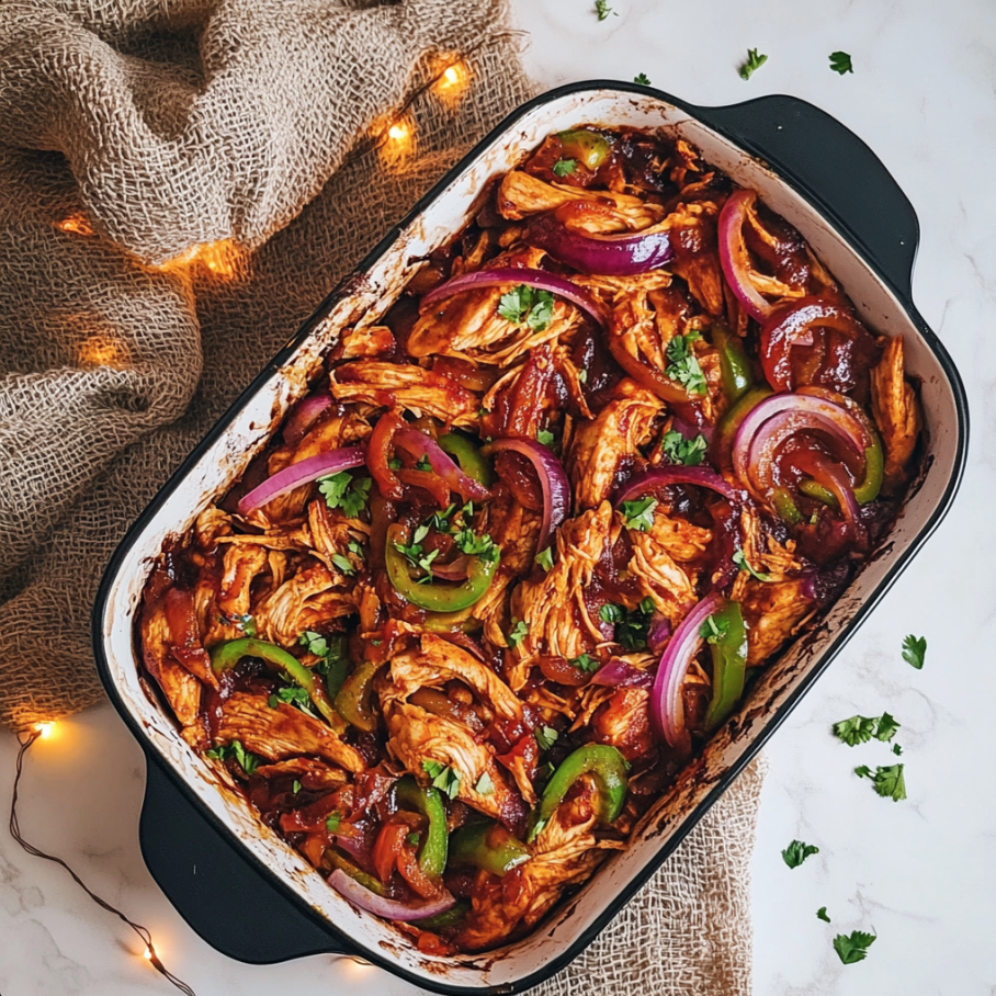 keto bbq chicken casserole