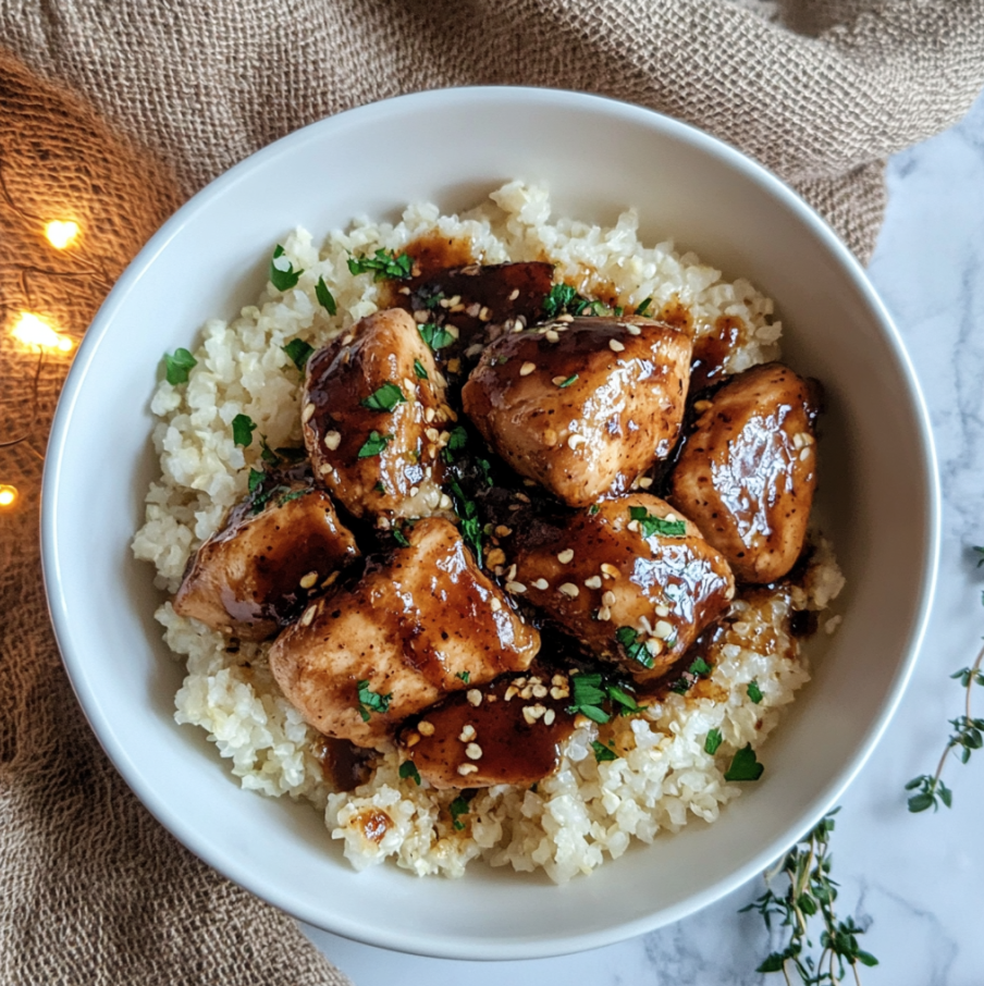 keto bourbon chicken