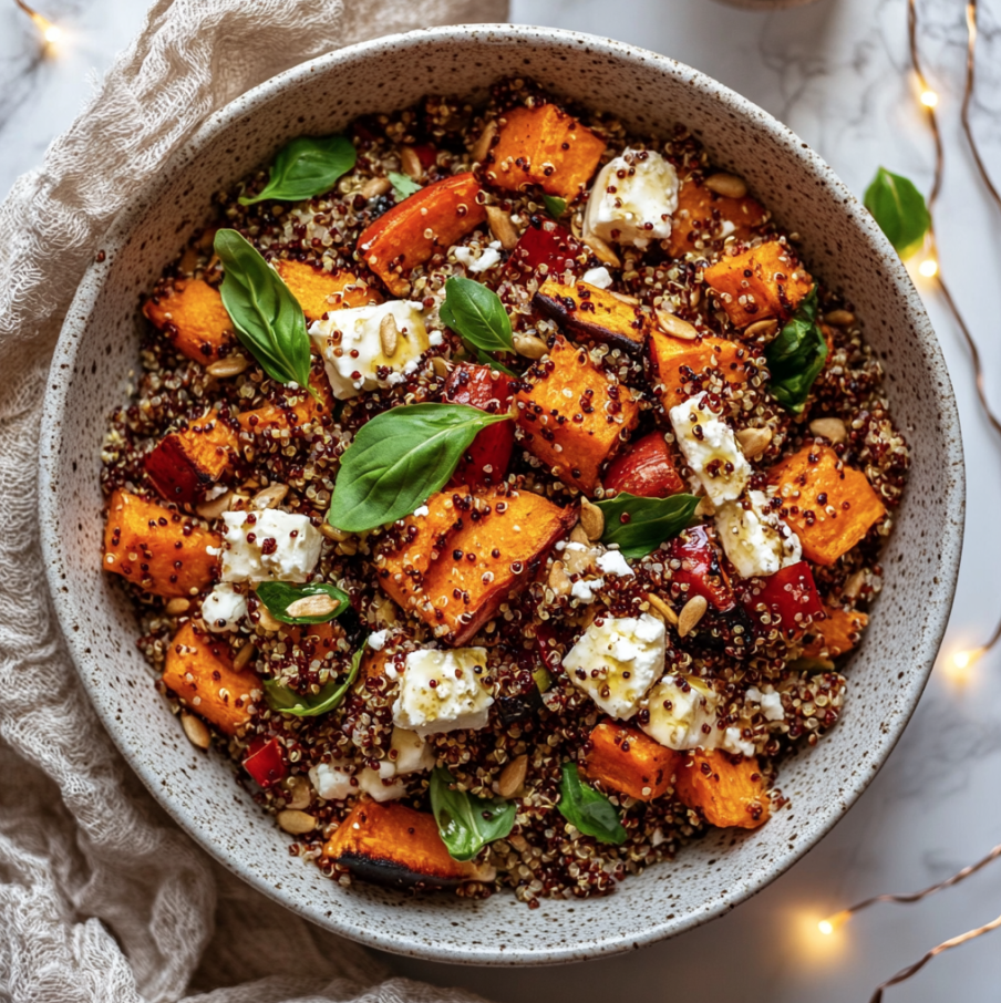 winter grain bowl salad