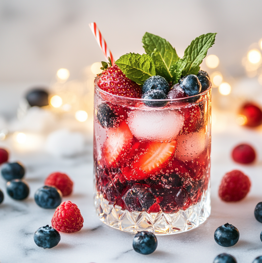 berry merry mocktail