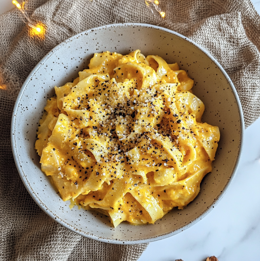 creamy butternut squash pasta