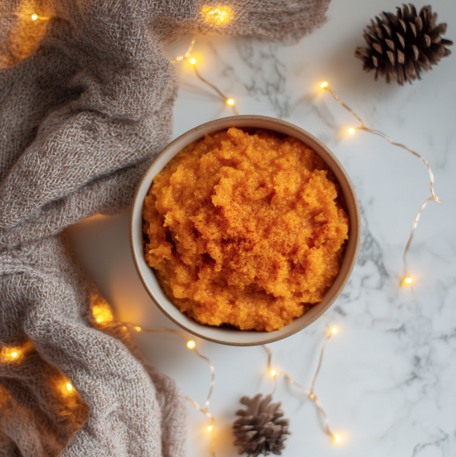 spiced carrot puree