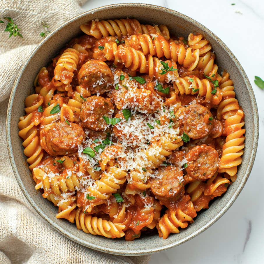chicken sausage pasta