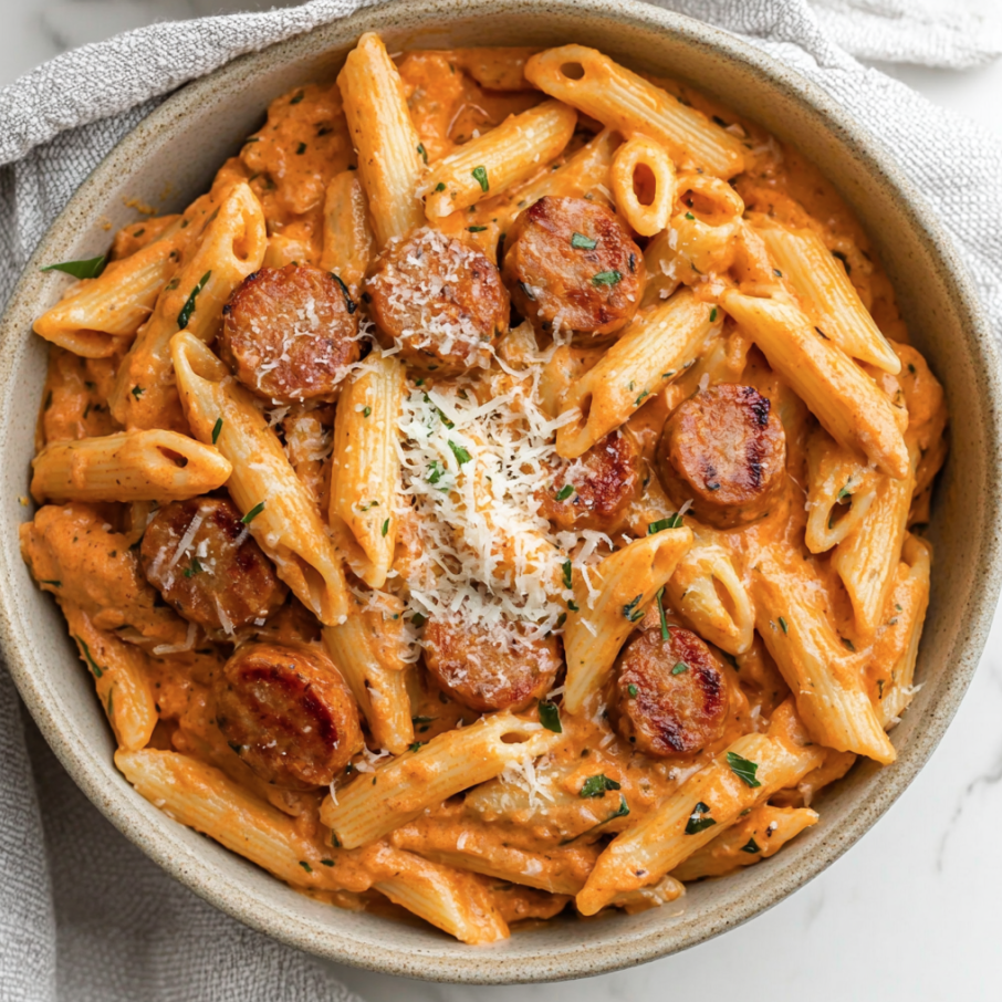 creamy cajun sausage pasta