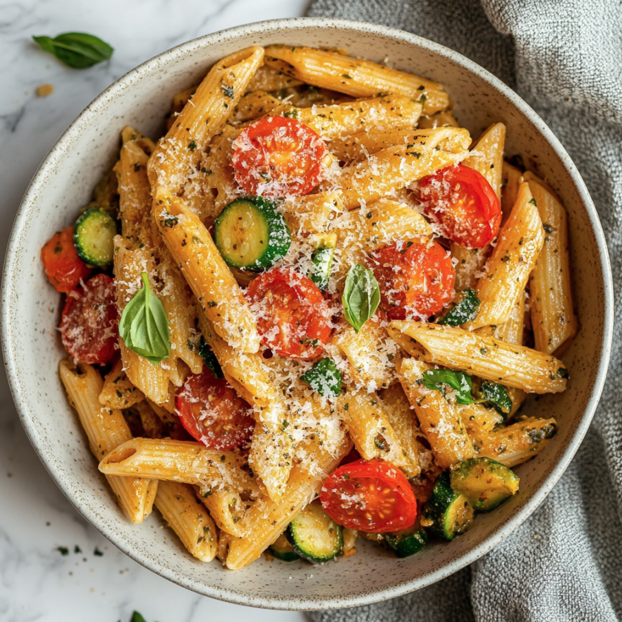 one pot veggie pasta