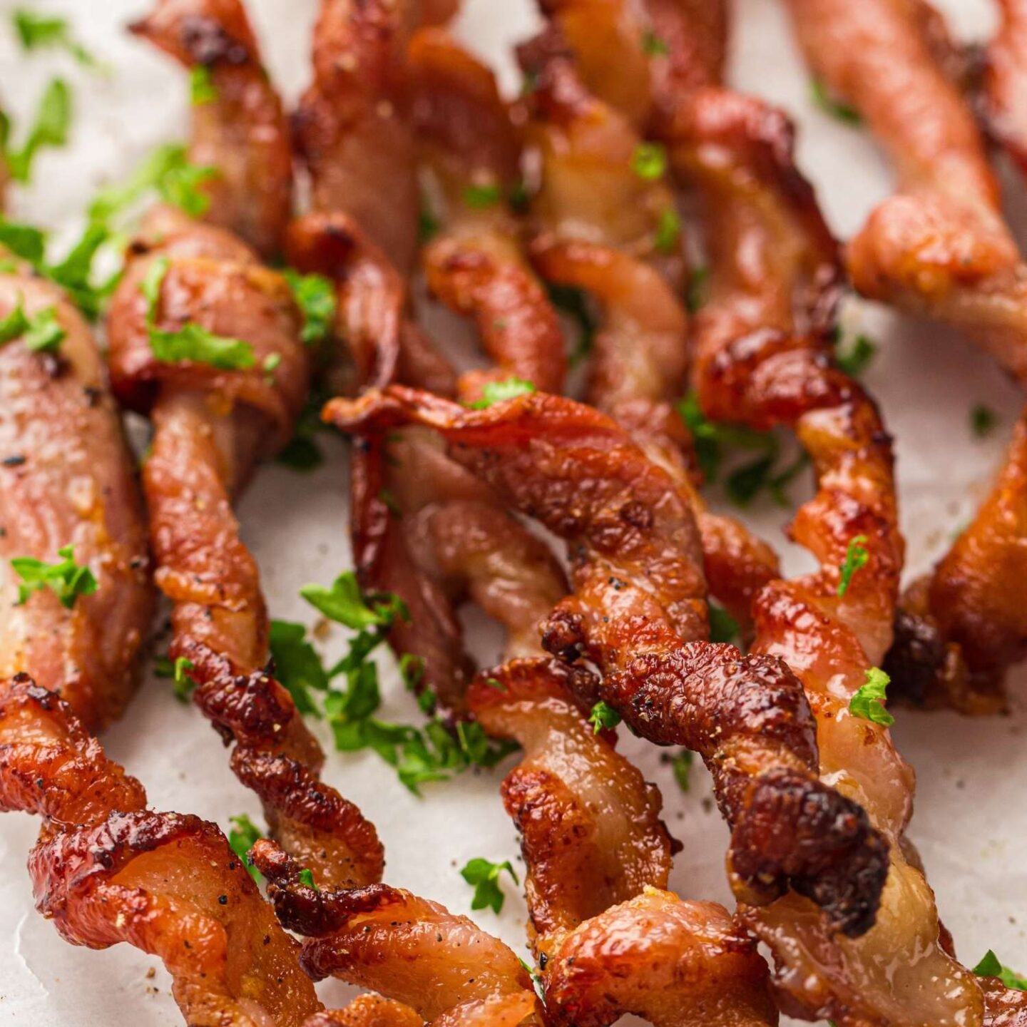 air fryer breakfast bacon twists