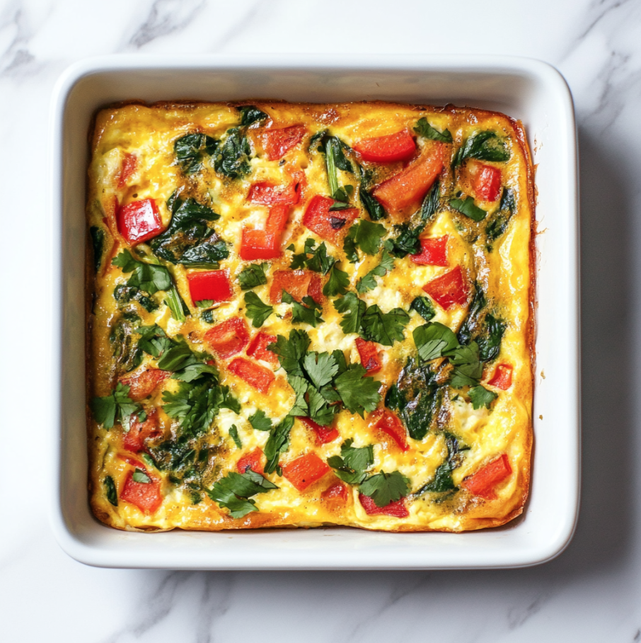 air fryer breakfast frittata