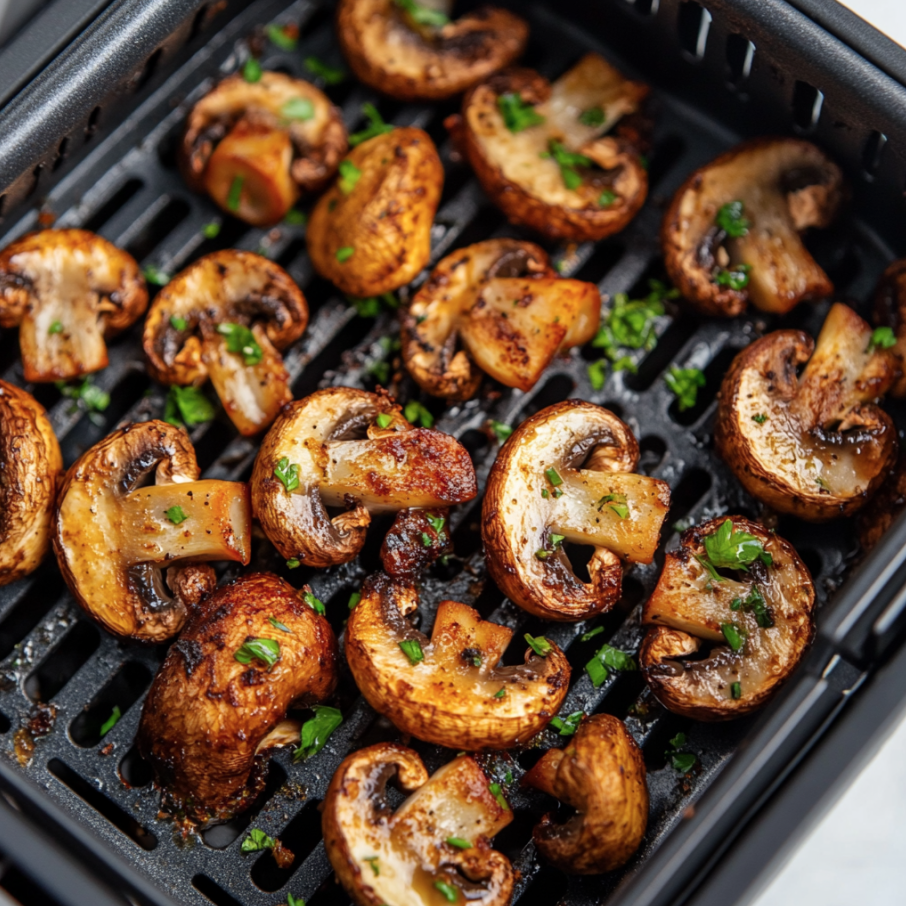 air fryer mushrooms