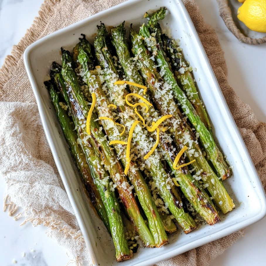 asparagus with lemon and parmesan