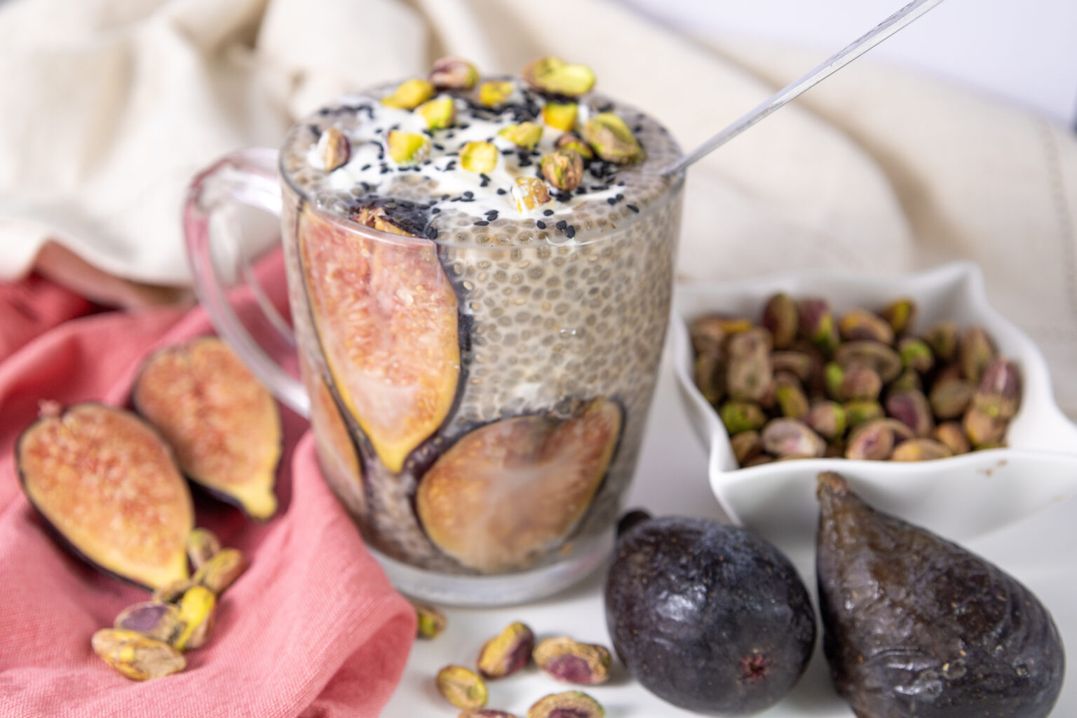 Fig Chia Seed Pudding - Slimming Violet - Recipes & Cooking Advice