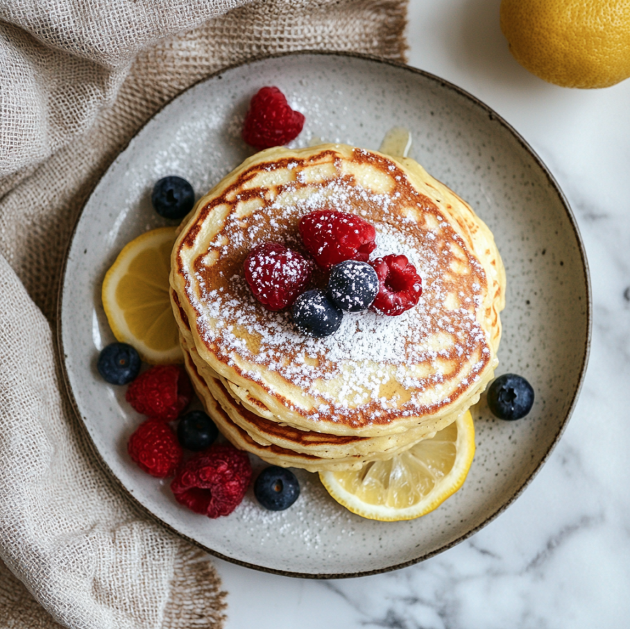 lemon ricotta pancakes