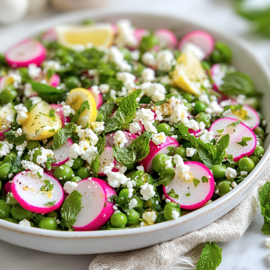 spring pea salad