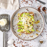 tiktok grated egg on avocado toast
