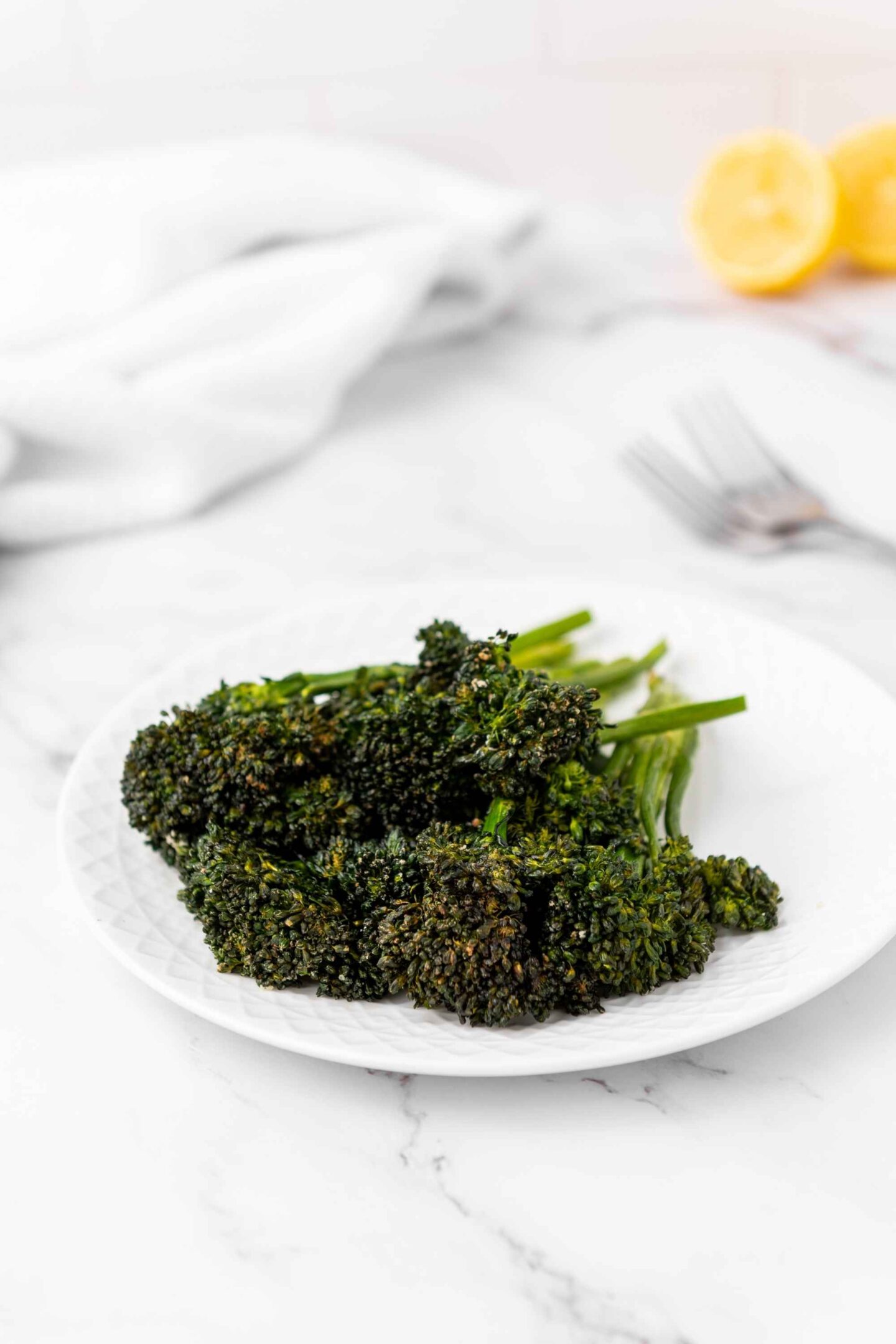 air fried broccolini