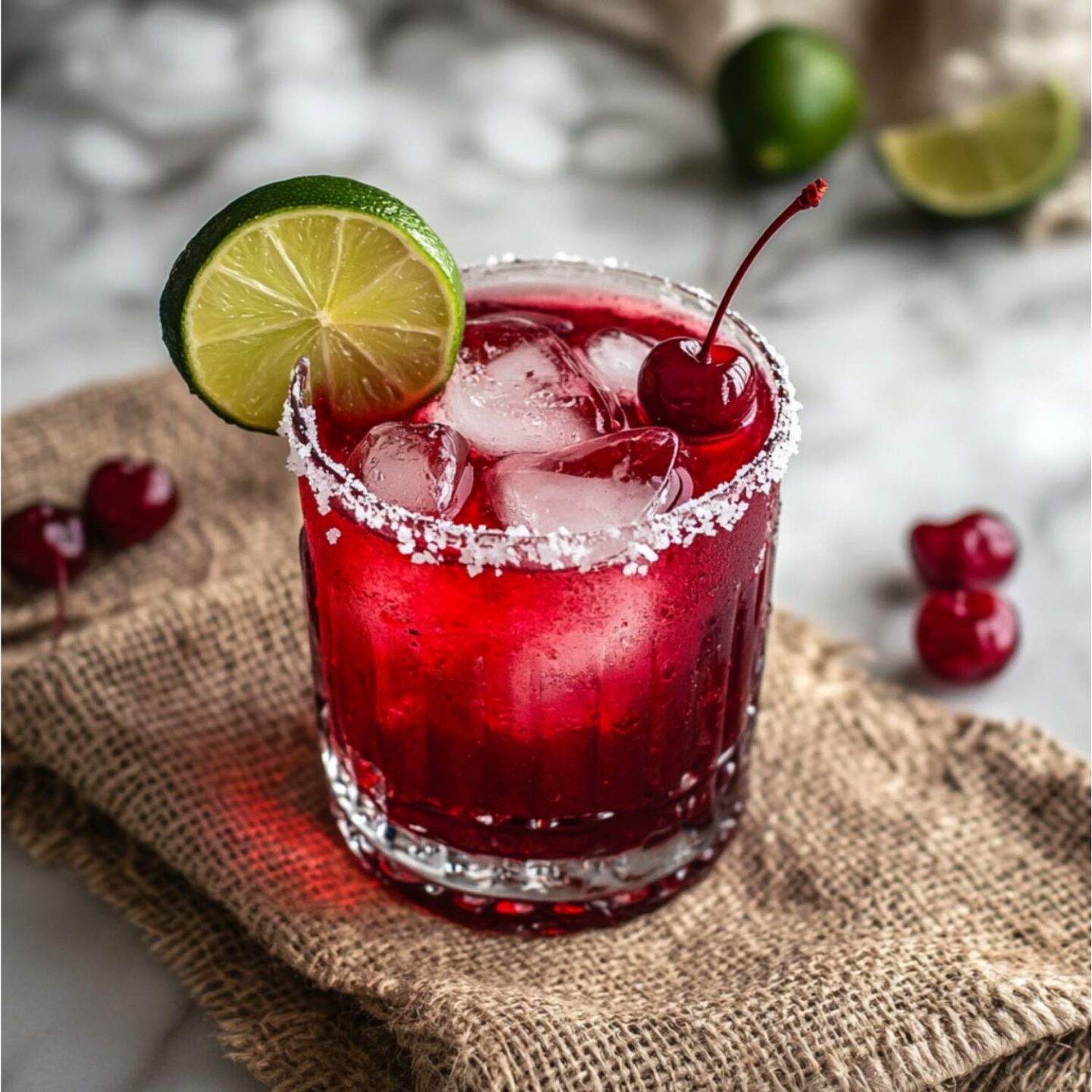 cherry lime margarita