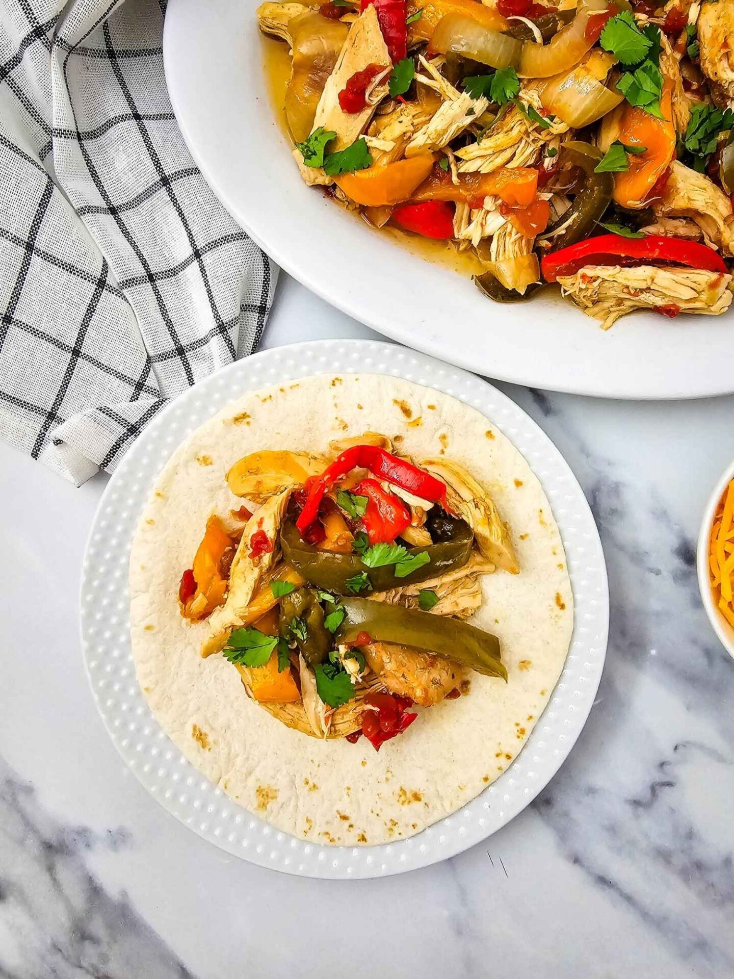 crockpot chicken fajitas