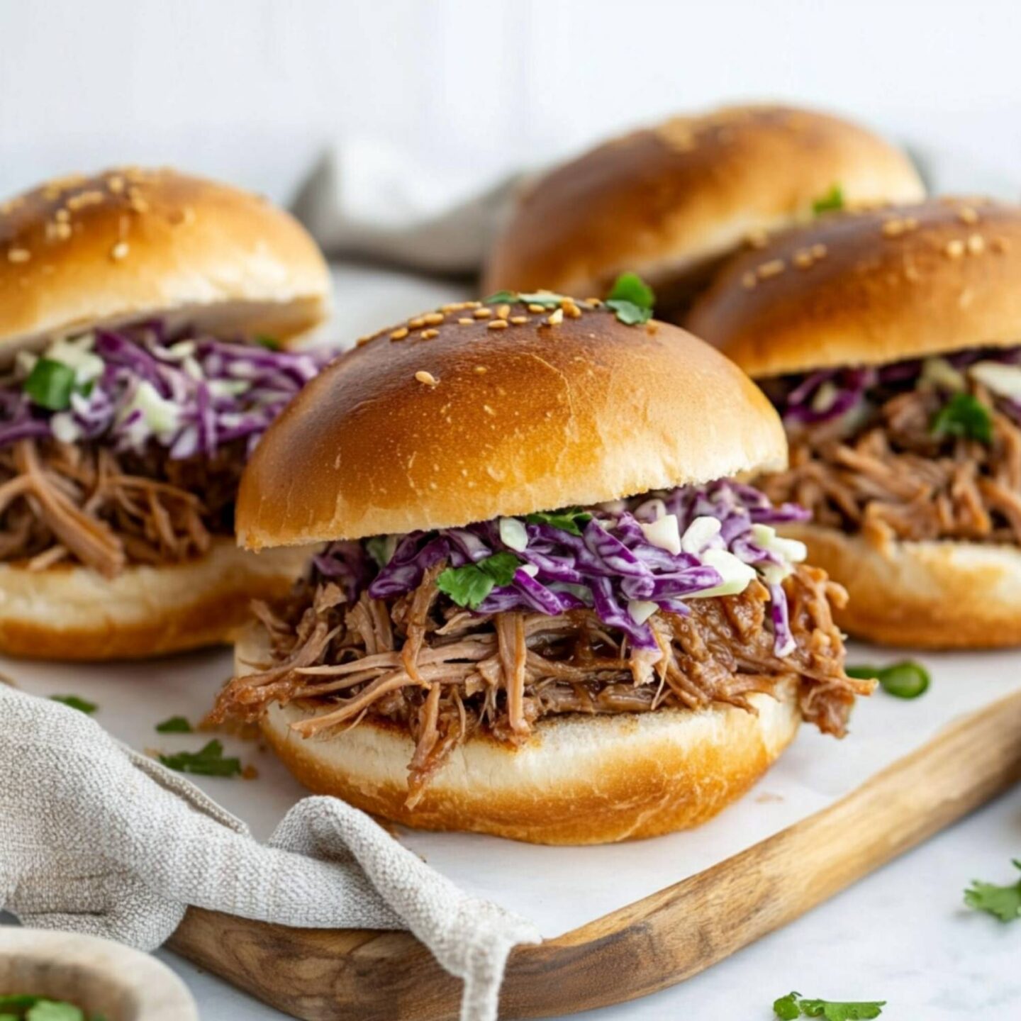 crockpot pulled pork sandwiches