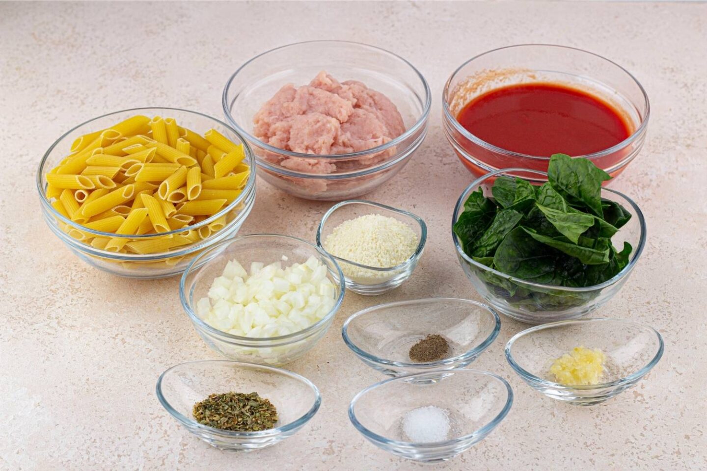 ground turkey pasta ingredients