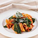 ground turkey tomato spinach pasta